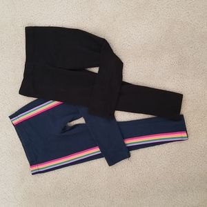Bundle of two girls leggings size 6/6X